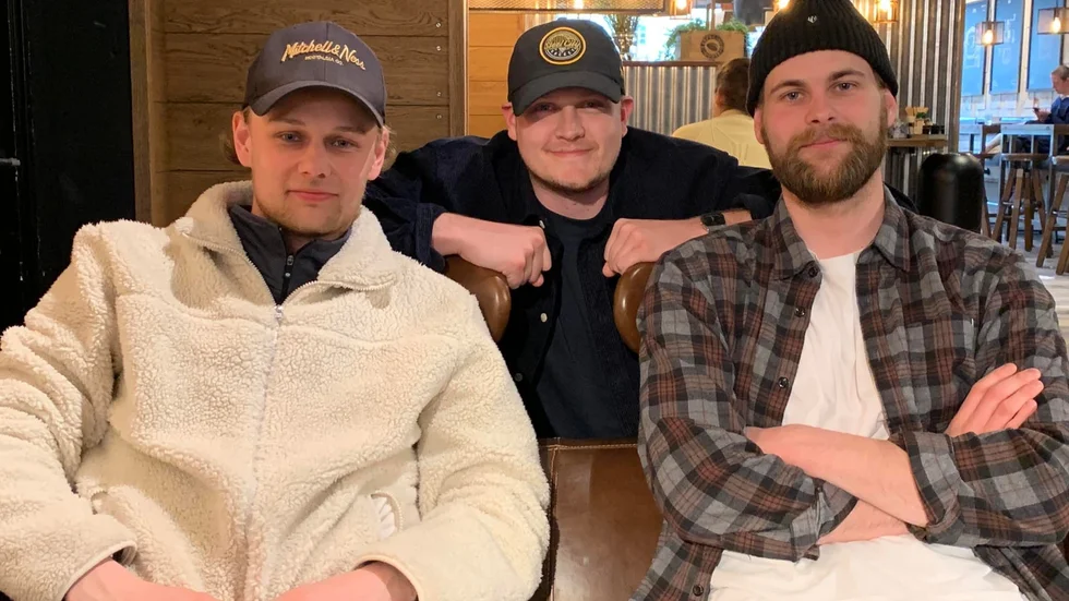 Petter Alm, Filip Bergman och Jacob Sigfridsson. Där har ni den nya tränartrion i Bergs IK:s herrlag.