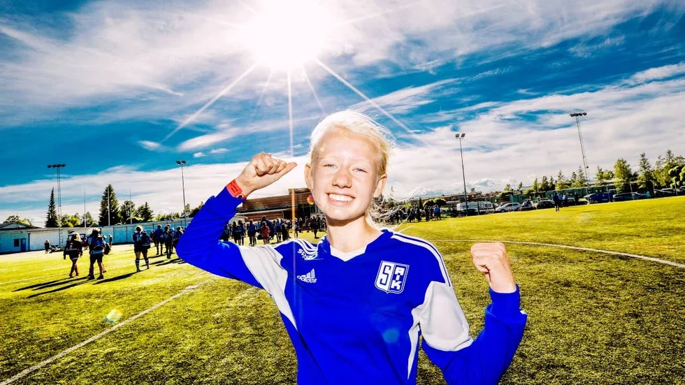 Tuva Nilssons Storfors AIK har fått en bra start på Gothia Cup.
