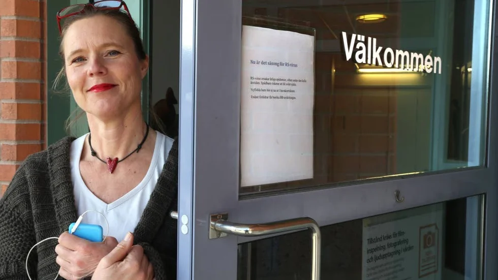 Anna Hörsne Malmborg, chef för förlossningsavdelningen på Visby lasarett.