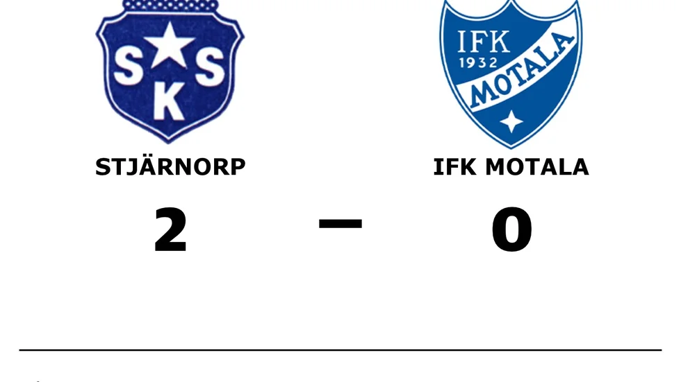 Stjärnorps SK vann mot IFK Motala FK