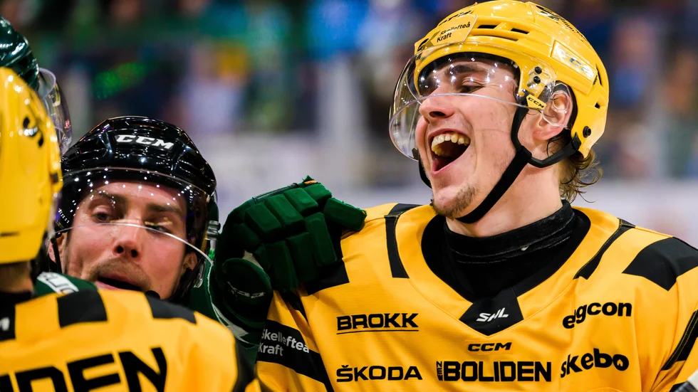 Linus Karlsson stod för 26 mål och 46 poäng under säsongen – och prisades under måndagen som Årets rookie.