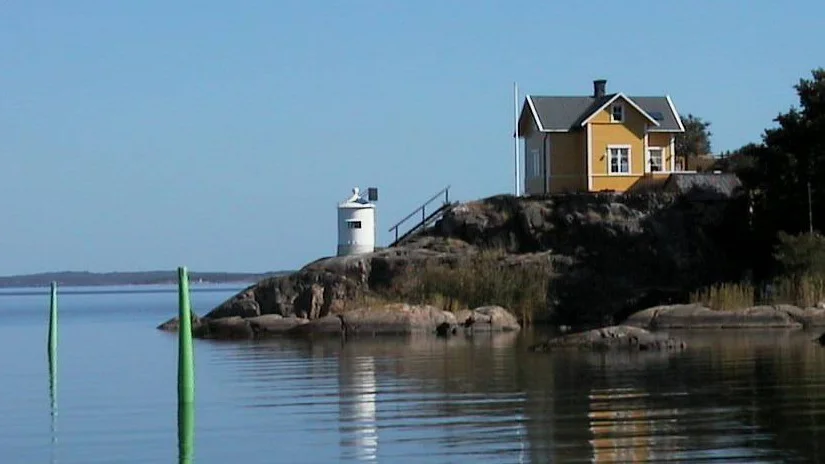 Julaftons fyr är ett välkänt landmärke i Trosa skärgård.