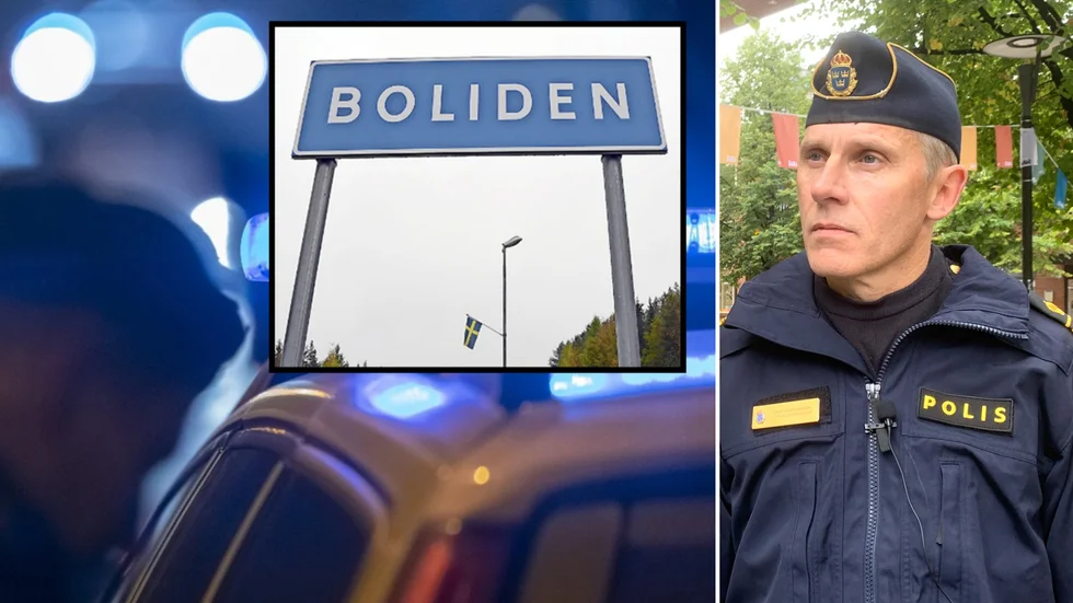 Nu pågår jakten efter den efterlysta kvinnan. ”Skulle hon varit synlig i Boliden senaste dagarna tror jag vi fått tips om detta”, säger polischef Lars Westermark.