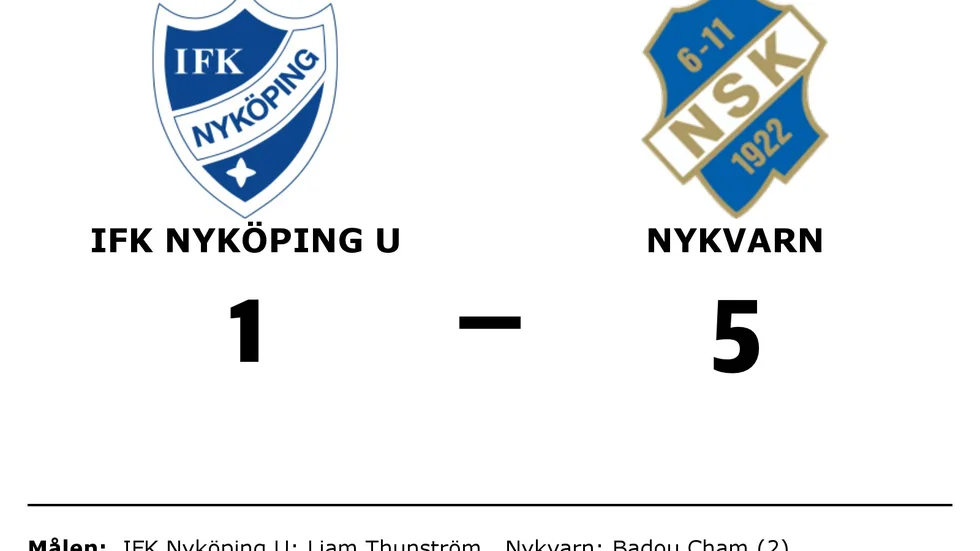 IFK Nyköping U förlorade mot Nykvarns SK