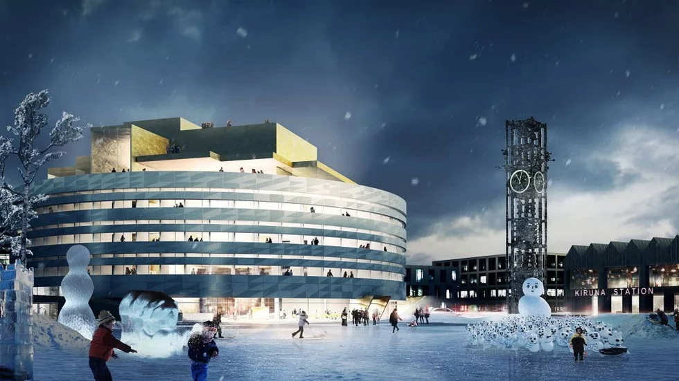 DYRT STADHUS. Kirunas nya stadshus, "Kristallen", blir dyrt. LKAB betalar förstås allra mest, nära en halv miljard kronor, och nu vill kommunen investera 90 miljoner kronor i byggnaden.