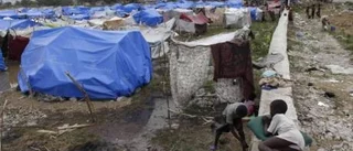 Haiti försvinner i svensk snöyra