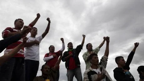 Anhängare till Honduras avsatte president Manuel Zelaya hyllar Murillo, en av de som dödats i oroligheterna i Honduras.