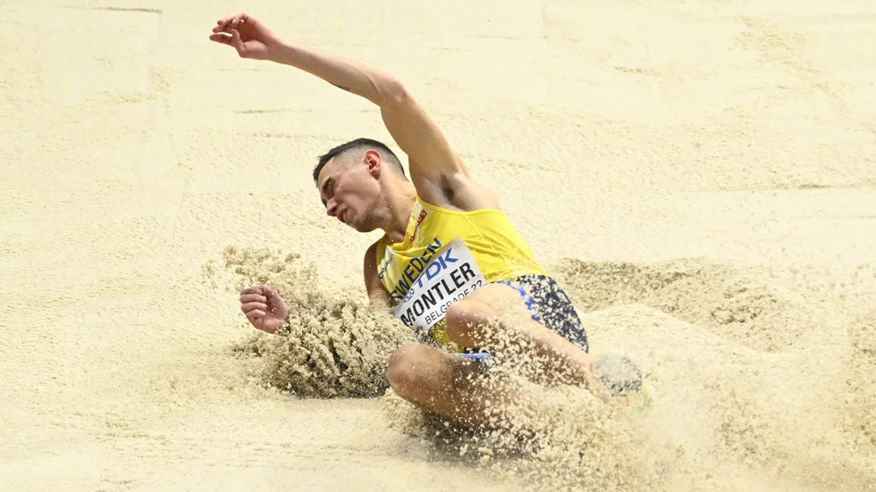 Thobias Montler blev bara fyra på Golden Spike i Ostrava, Tjeckien. Arkivbild.