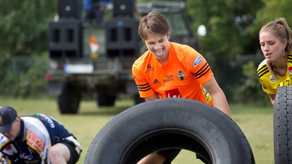 Sex idrottslag kämpade om titeln som Gotlands Superstars på Kneippbyn.