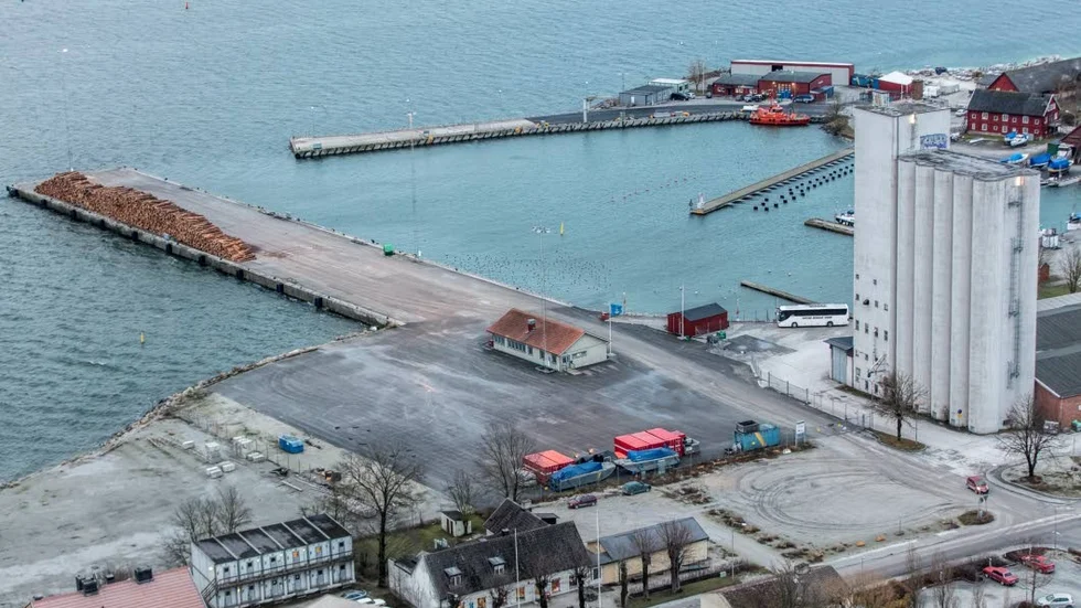 Slite hamn.