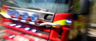 Brand på åker i Väskinde