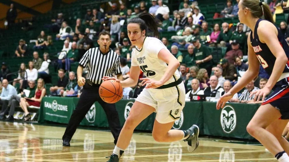 Veronika Mirkovic i Colorado States matchdräkt. Nu väntar Svenska basketligan och Visby Ladies.
