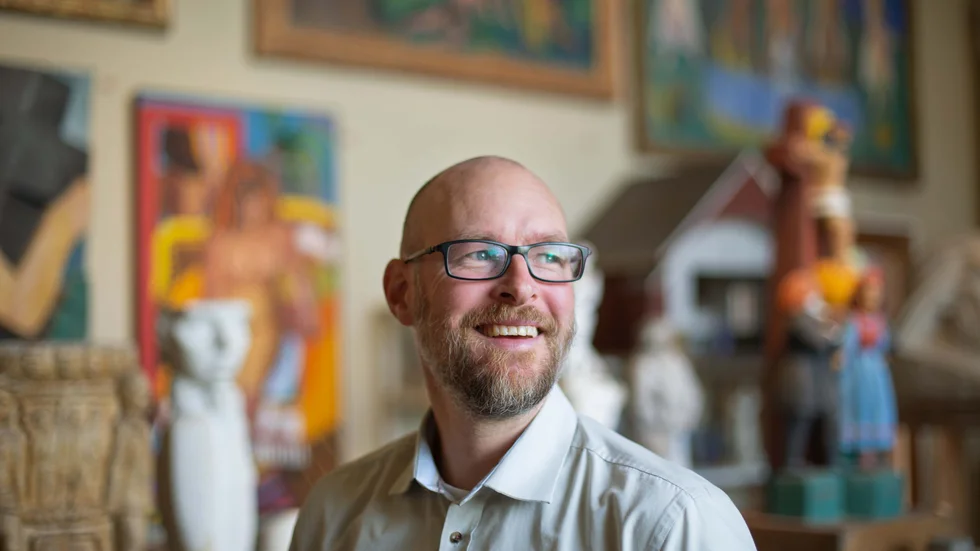 Bror Hjorths hus-chefen Tomas Järliden är nöjd med att över 25 550 besökare kom till museet i fjol.
