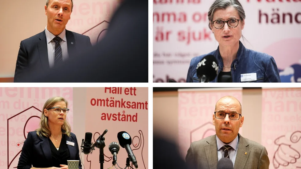 På fredagen arrangerades en pressträff för att ge en nulägesbild av pandemin i Östergötland, deltog gjorde bland andra Krister Björkegren, regiondirektör, Britt Åkerlind, smittskyddsläkare, Jessica Frisk, sjukvårdsledare/vårddirektör samt landshövdingen Carl Fredrik Graf.
