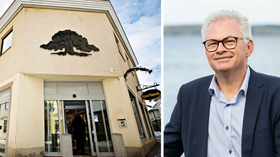"Det är viktigt att folk kan känna sig trygga med sin bank", säger, Vadstena Sparbanks vd Mikael Engdahl.