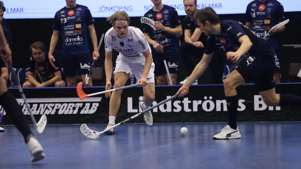 Filip Eriksson var en av Storvretas piggaste spelare i den sjätte semifinalen.