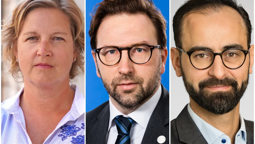 Karin Karlsbro, Fredrik Malm och Ninos Maraha (samtliga L) vill att regeringen erkänner folkmordet på armenier och Seyfo.