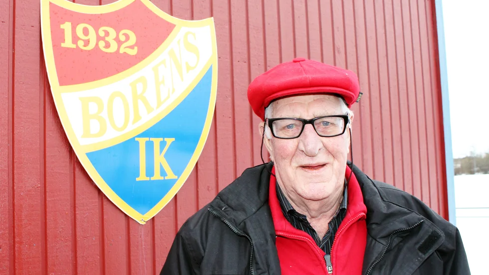  Åke "Mante" Wallin räddade Borens IK från nedläggning på 1950-talet. 90 år gammal så har Åke Wallin nu somnat in. 