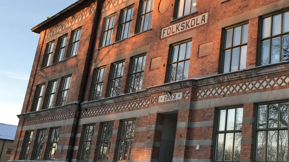 Slottsskolan i centrala Eskilstuna.