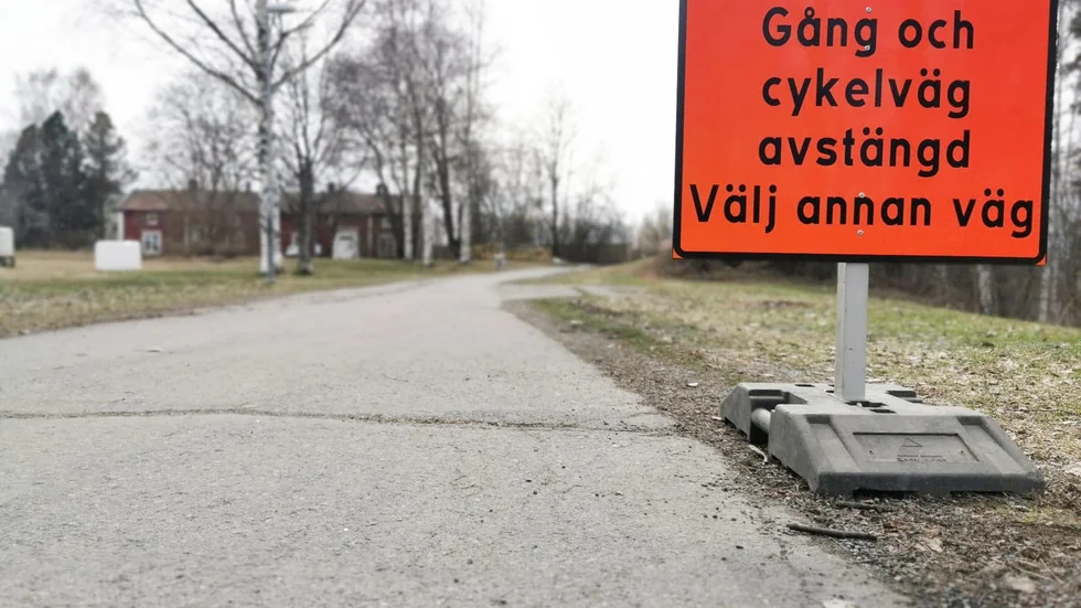 Snart stänger delar av strandpromenaden på både norr och söder sida om älven.