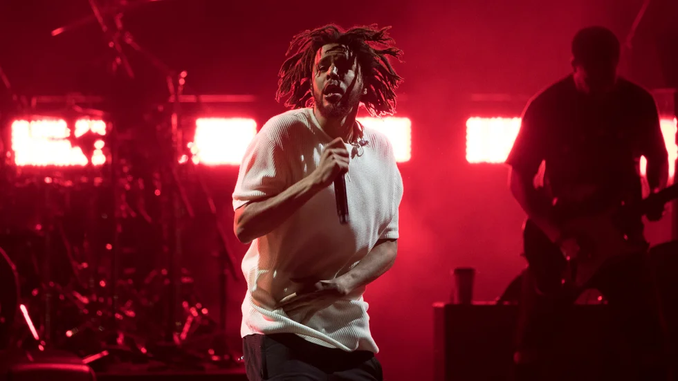 J. Cole deltar i den afrikanska basketsatsningen BAL. Arkivbild.