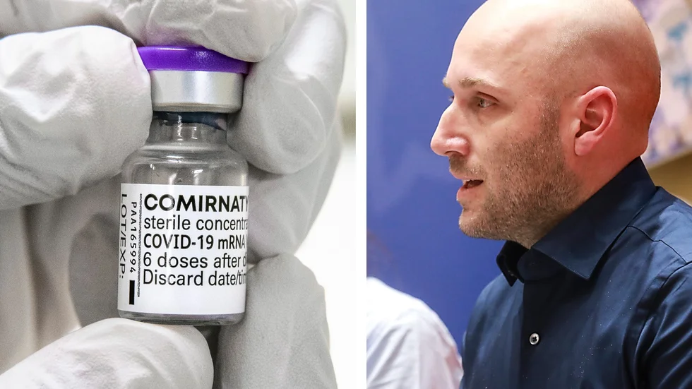 Rickard Lundin ingår i den regionala sjukvårdsledningen och är regionens presstalesperson i frågor som rör vaccineringen mot covid-19. 