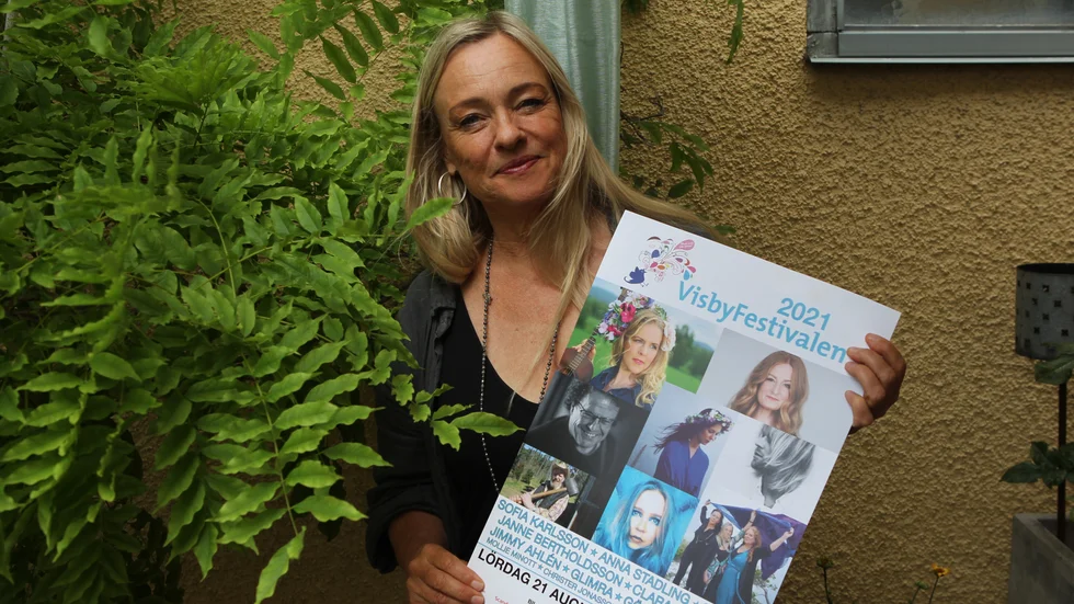 "Musik när det är som bäst! Med berättandet och rösten i focus", säger Annika Fehling som arrangerar Visbyfestivalen för 13:e året.