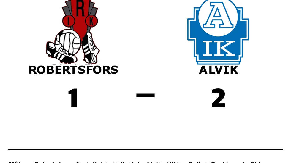Robertsfors förlorade mot Alvik