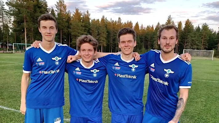 Hampus Gustafsson, Felix Hedlund,  Ludvig Hedlund och Josef Långberg svarade för Ostvik/DIF:s mål.