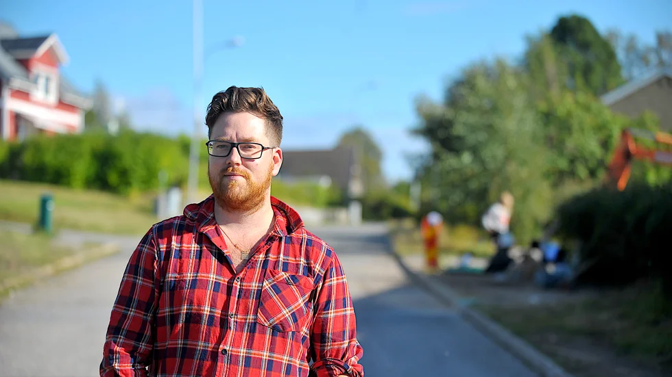 David Palmbo är hockeykommentator i Kalix.