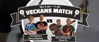 TV: Se Mathisen/Mathisen mot Mäntykorpi/Du