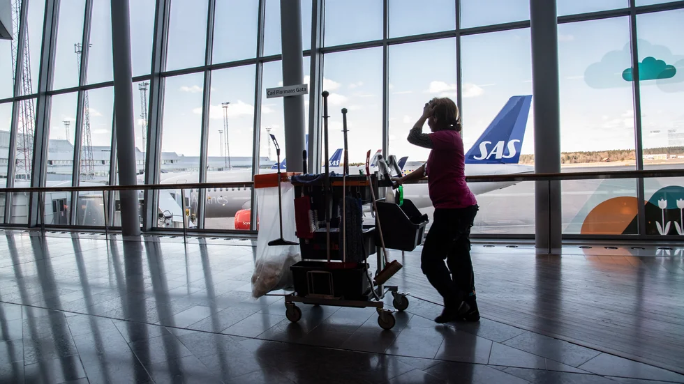 Arlanda flygplats. Resandet till och från svenska flygplatser har minskat kraftigt under pandemin. Arkivbild.
