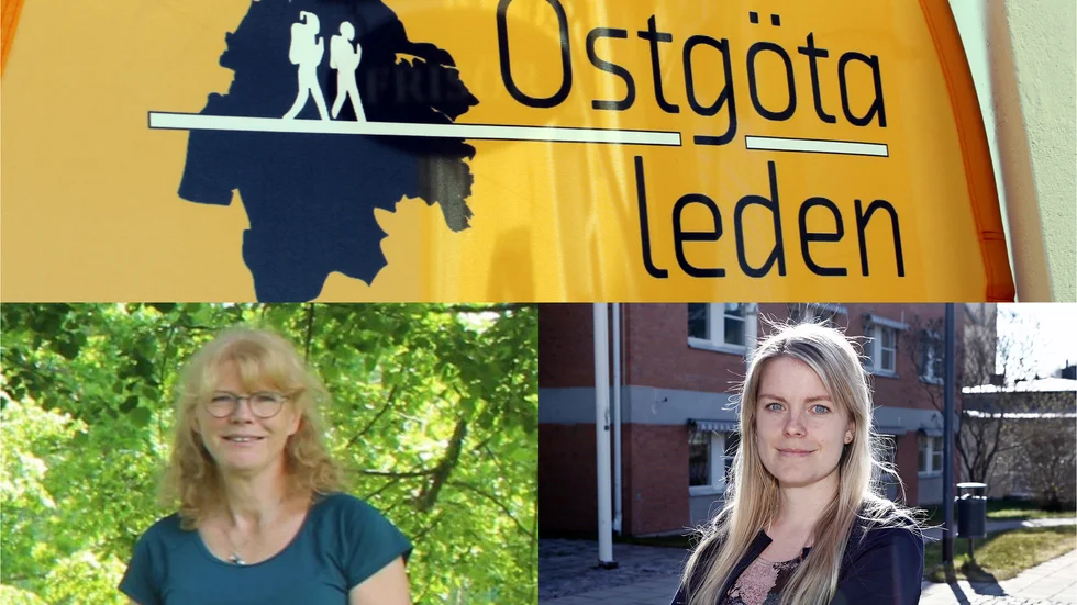 Anne Hederén, strateg natur friluftsliv på Region Östergötland, och kommunekolog Fia Sundin kommenterar Västanvik Samfällighetsförenings planer på att säga upp avtalet om Ötsgötaleden.