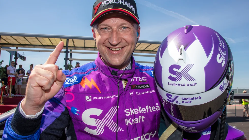Robert Dahlgren tangerade Richard Göranssons rekord efter dubbla segrar i STCC. Arkivbild.