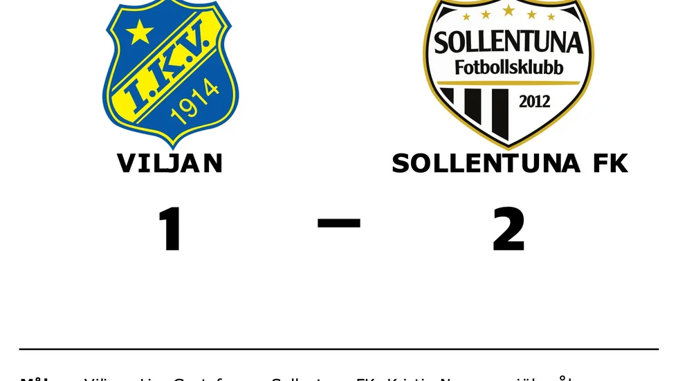 IK Viljan Strängnäs förlorade mot Sollentuna FK