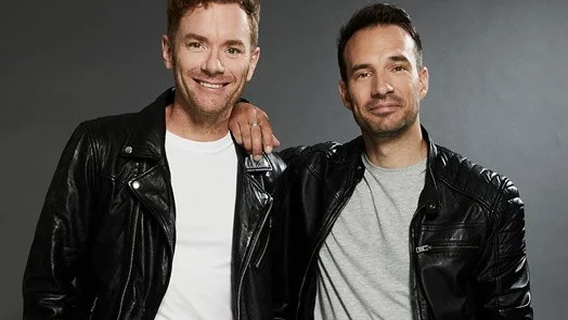 Peter Johansson och Bruno Mitsogiannis. 