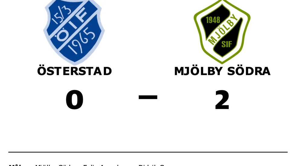 Österstad förlorade mot Mjölby Södra
