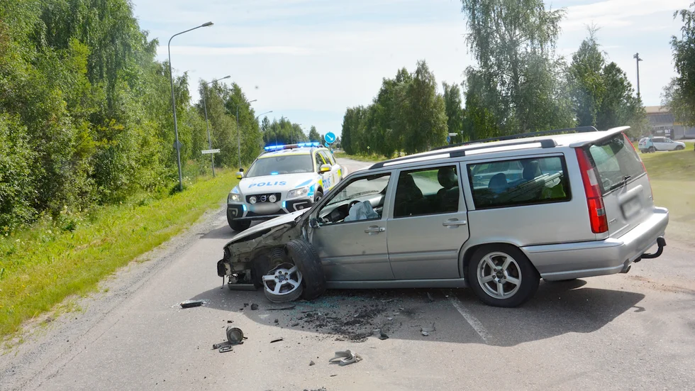 Trafikolycka i Boden.
