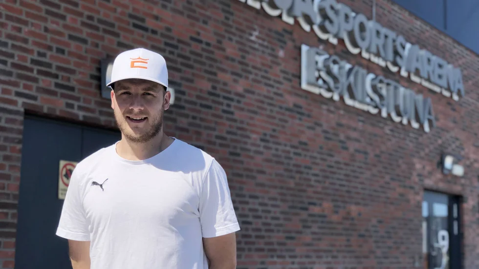 Daniel Pettersson har spelat en match i Stiga Sports Arena, då med landslaget. Han hoppas att han i framtiden får dra på sig Guiftröjan i arenan.