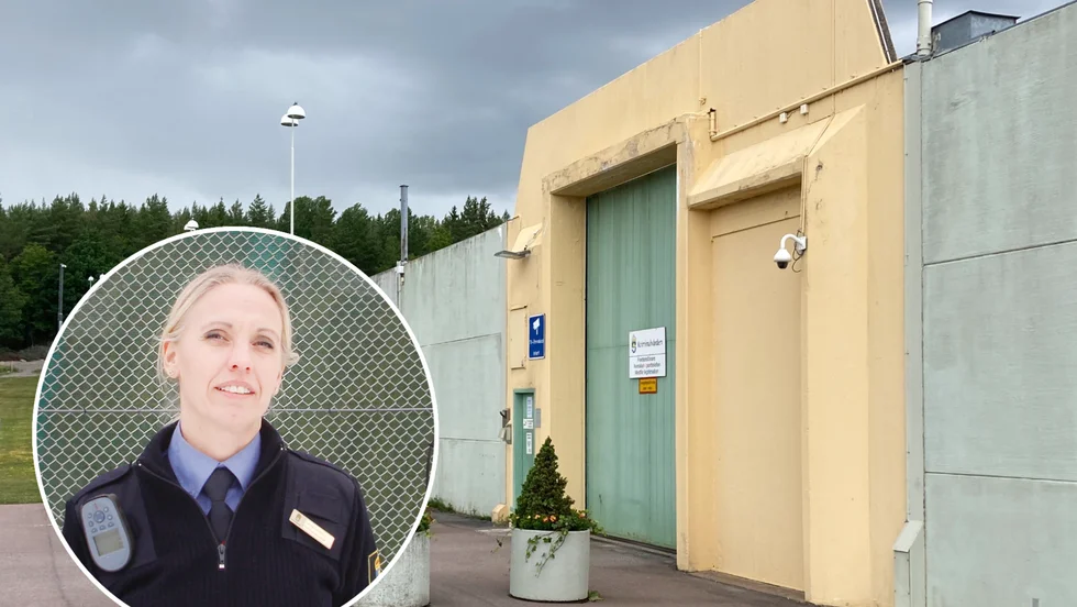 Arkivbilder. Linda Landin är kriminalvårdschef för anstalten i Mariefred, som fått en 20-årig morddömd man placerad hos sig.
