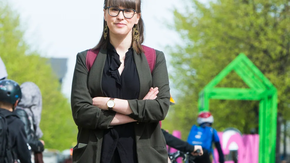 Paulina Koskenniemi, 29 år och processingenjör på LKAB, tippar riksdagslistan för MP Norrbotten, enligt valberedningens förslag. 