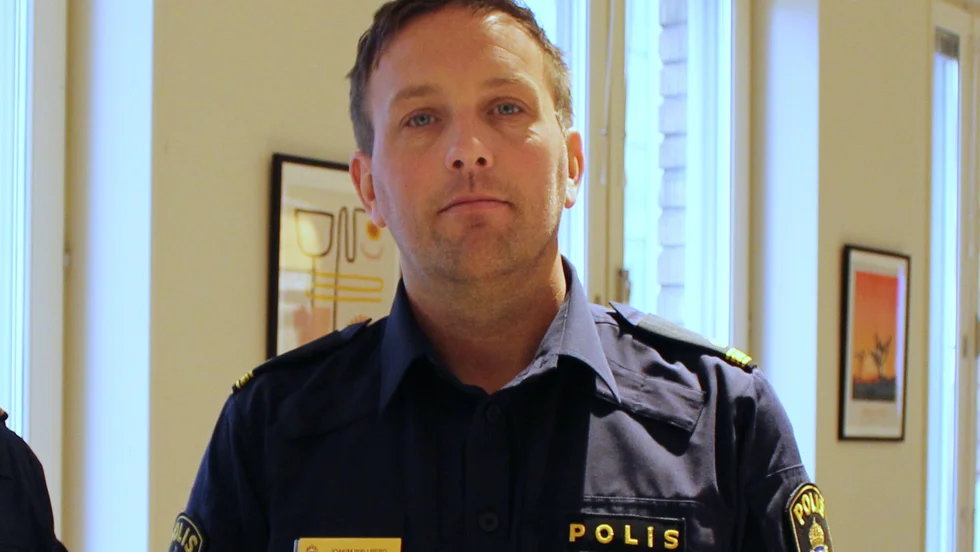 Joakim Wallberg, brottssamordnare på polisen region öst.