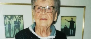 Sigrid, 95, minns tantkalasen i Kiruna: "Målade sig med kräppapper"