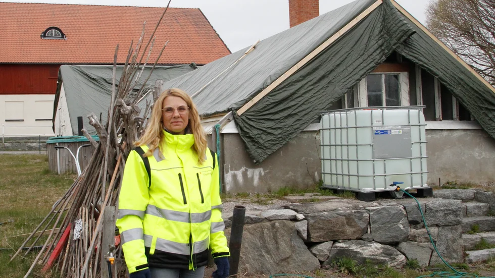 Anna Werner, chef för teknik- och servicekontoret vill se växthuset i Sundby park blomstra igen.