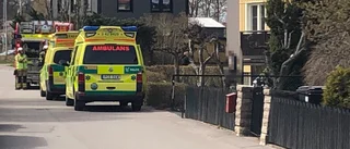 Räddningstjänsten larmades ut till befarad bostadsbrand