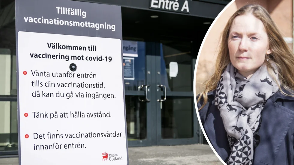 Christine Senter, vaccinsamordnare på Gotland.