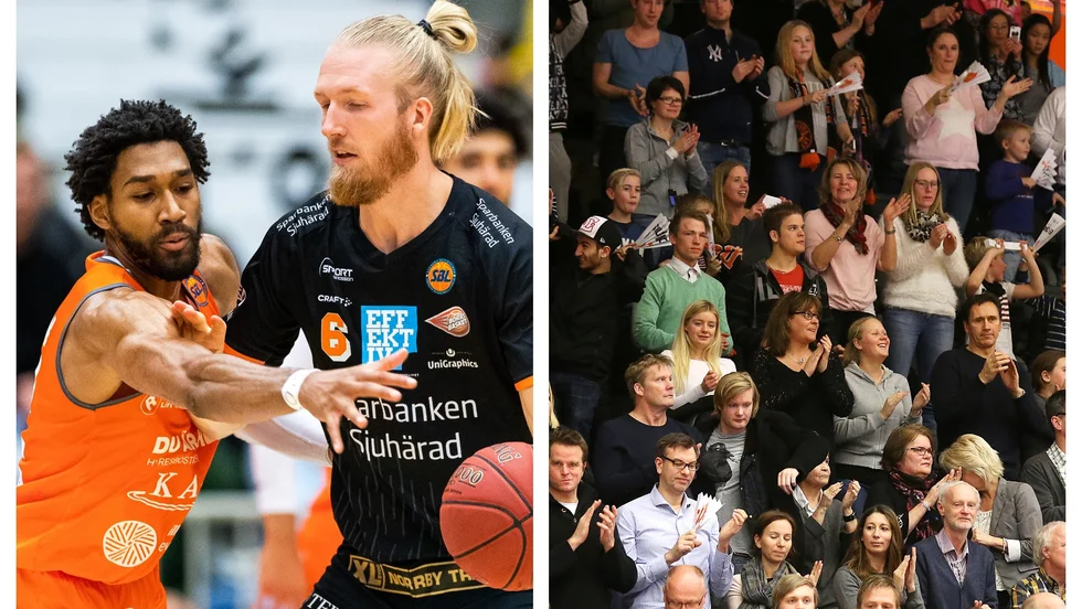 LaDarien Griffin och Dolphins kan räkna med bra stöd från läktarna på måndag när Södertälje kommer till Stadium Arena.