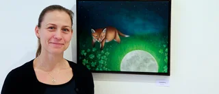 Johanna utforskar rymden från Backträsk i nya utställningen