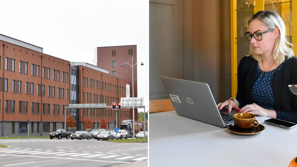 Ordförande Felicia Lundmark har lett mötena digitalt men nu kan hon och de övriga politikerna träffas i Svalan. 