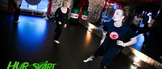 Norran provar på afro-dans på Mimis dansstudio
